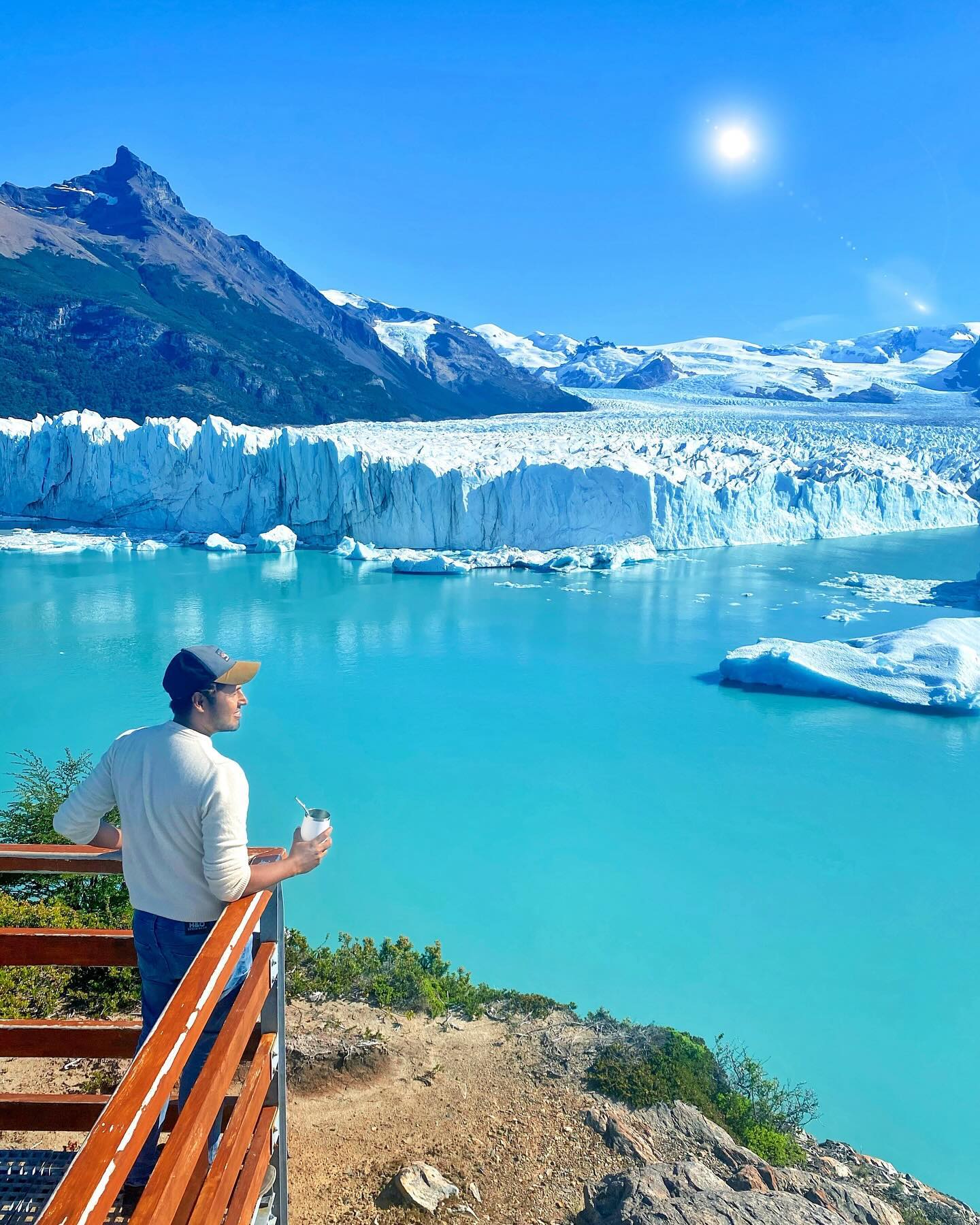 Photo d'un visiteur de la visite de Glacier Perito Moreno
